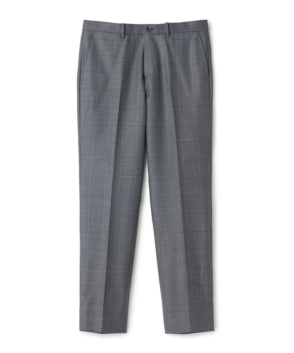 MEN'S BIGI ウィンドウペンチェック セットアップパンツ グレー