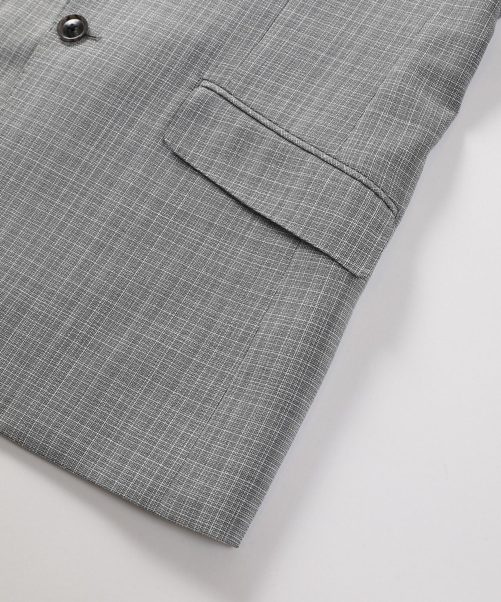 MEN'S BIGI 【ACTIVE TAILOR】ミックスヤーン/ホップサックジャケット ライトグレー
