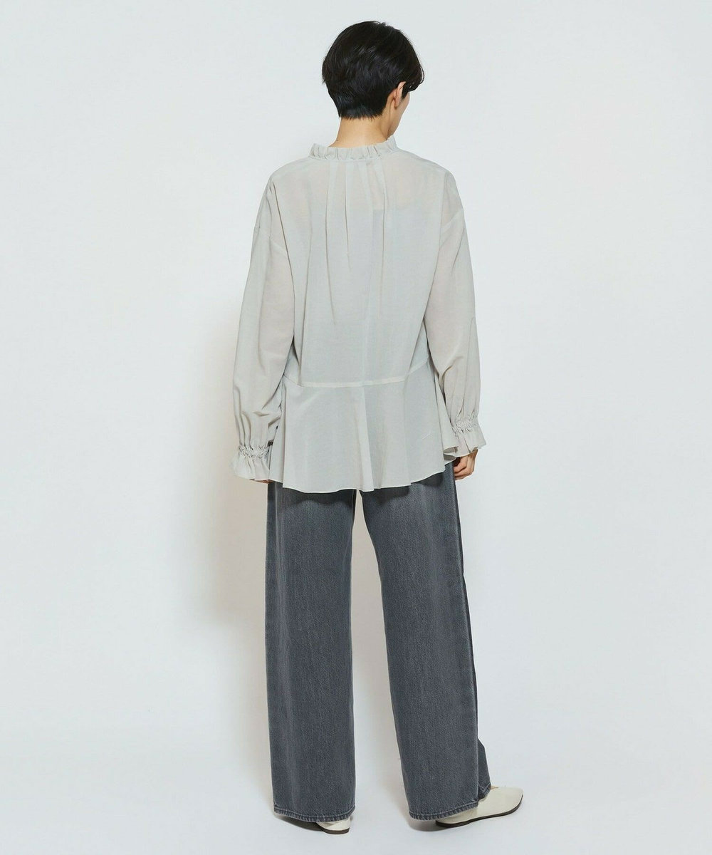 feerique feerique ラインデニムパンツ グレー