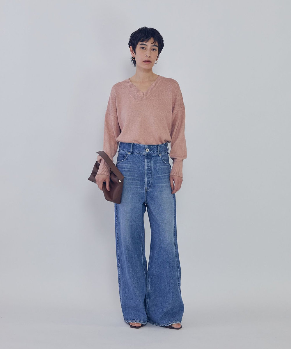 1er Arrondissement 【WEB限定】＜PUNTI（プンティ）＞“GRAFT-BOX"ハンドバッグ ブラウン