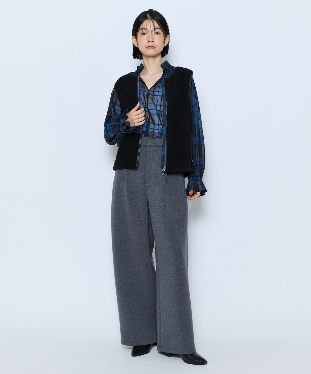 feerique feerique ダンボールパンツ トップグレー