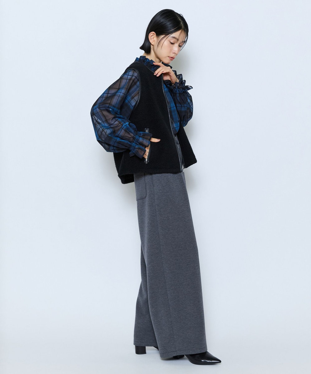 feerique feerique ダンボールパンツ トップグレー