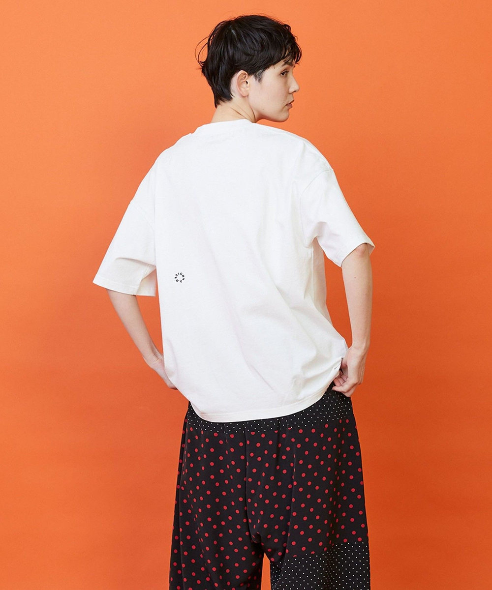 FRAPBOIS フォームドットＴシャツ ホワイト