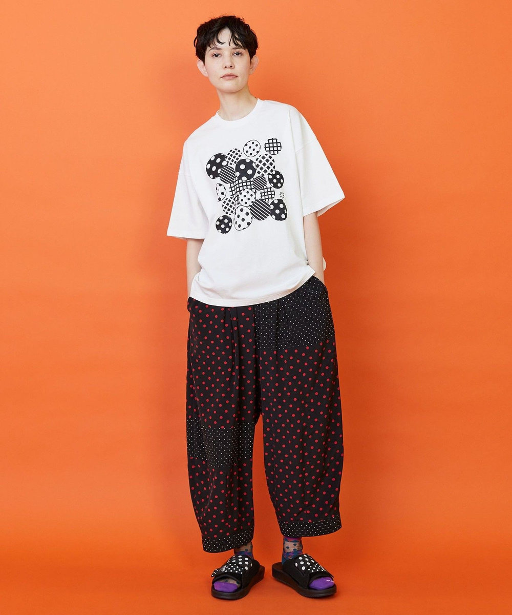 FRAPBOIS フォームドットＴシャツ ホワイト