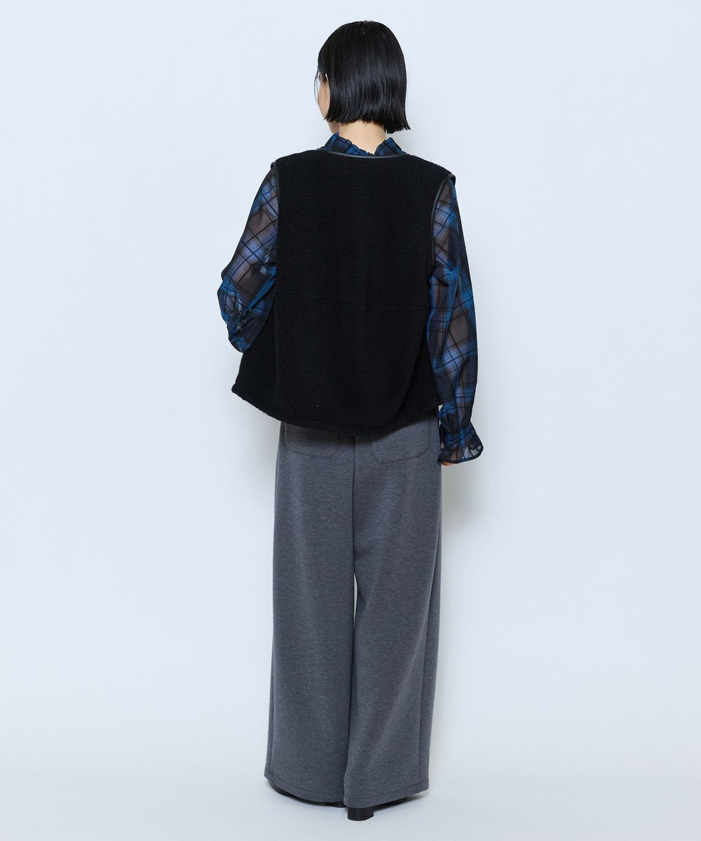 feerique feerique ダンボールパンツ トップグレー