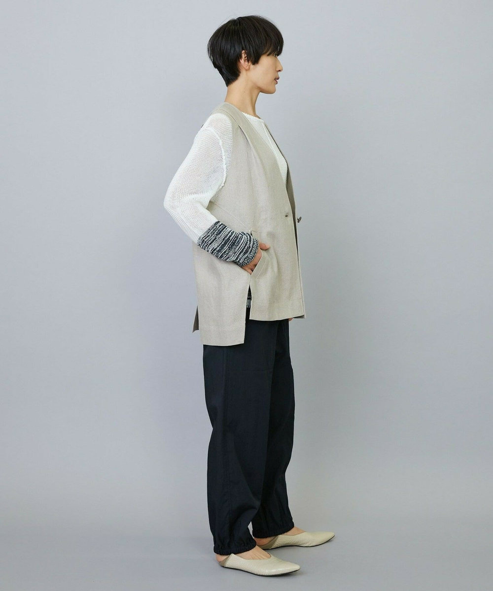 MOGA リネンオックスジレ ベージュ