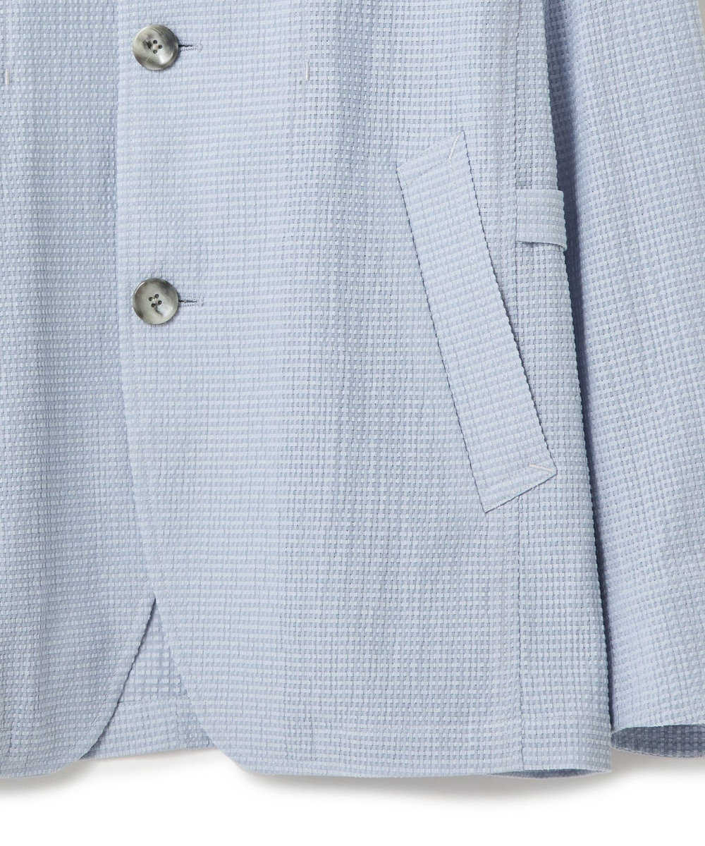 MEN'S BIGI シアリーブリーゼ ライトブルゾン＜ストレッチ＞＜通気性＞ サックスブルー