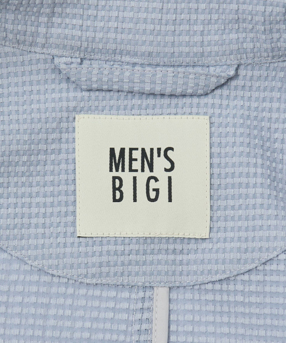 MEN'S BIGI シアリーブリーゼ ライトブルゾン＜ストレッチ＞＜通気性＞ サックスブルー