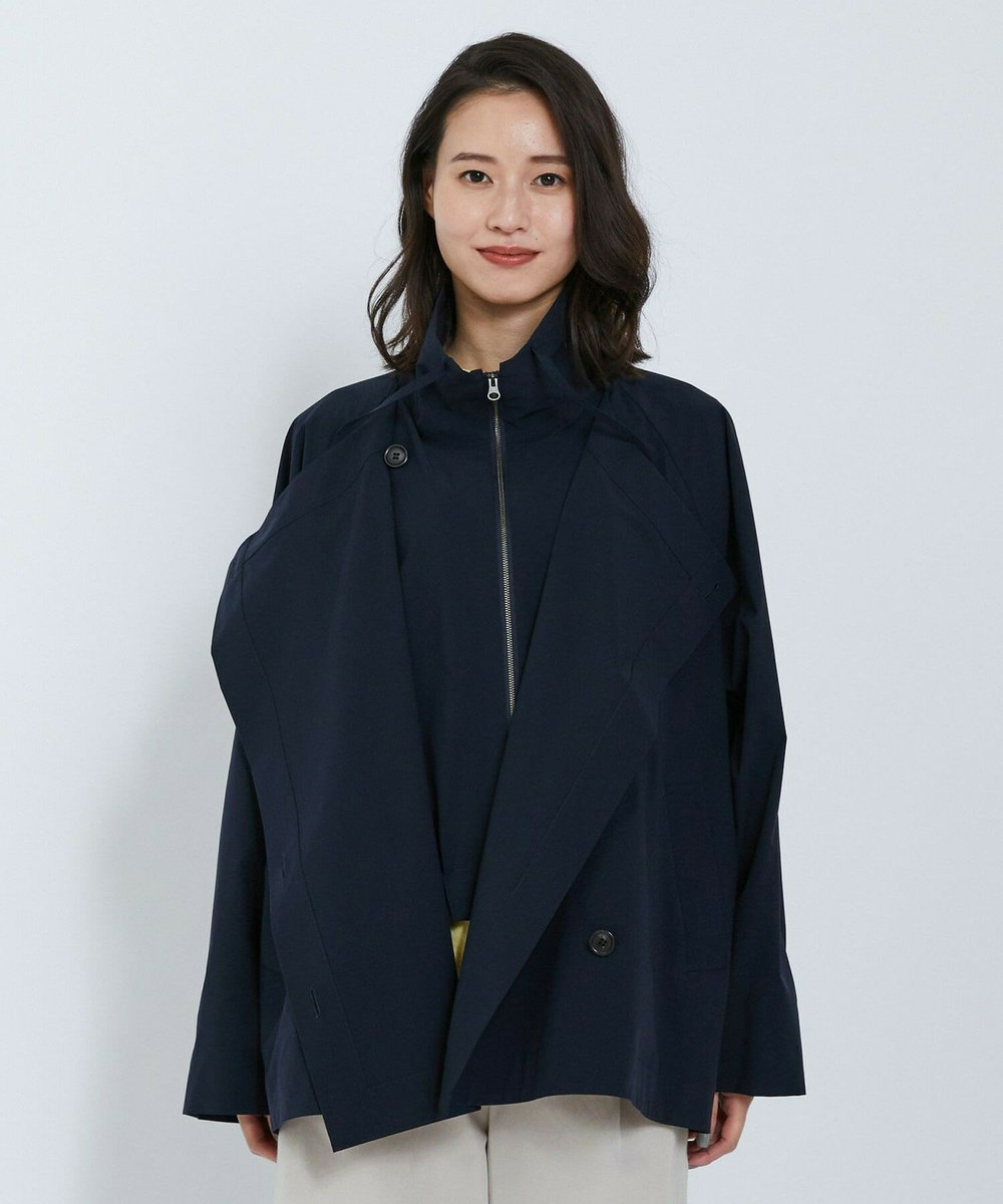 L'EQUIPE SOLOTEX 2WAYストレッチコート ネイビー