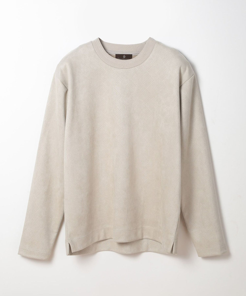 MEN'S BIGI テックスエードロングスリーブカットソー オフホワイト