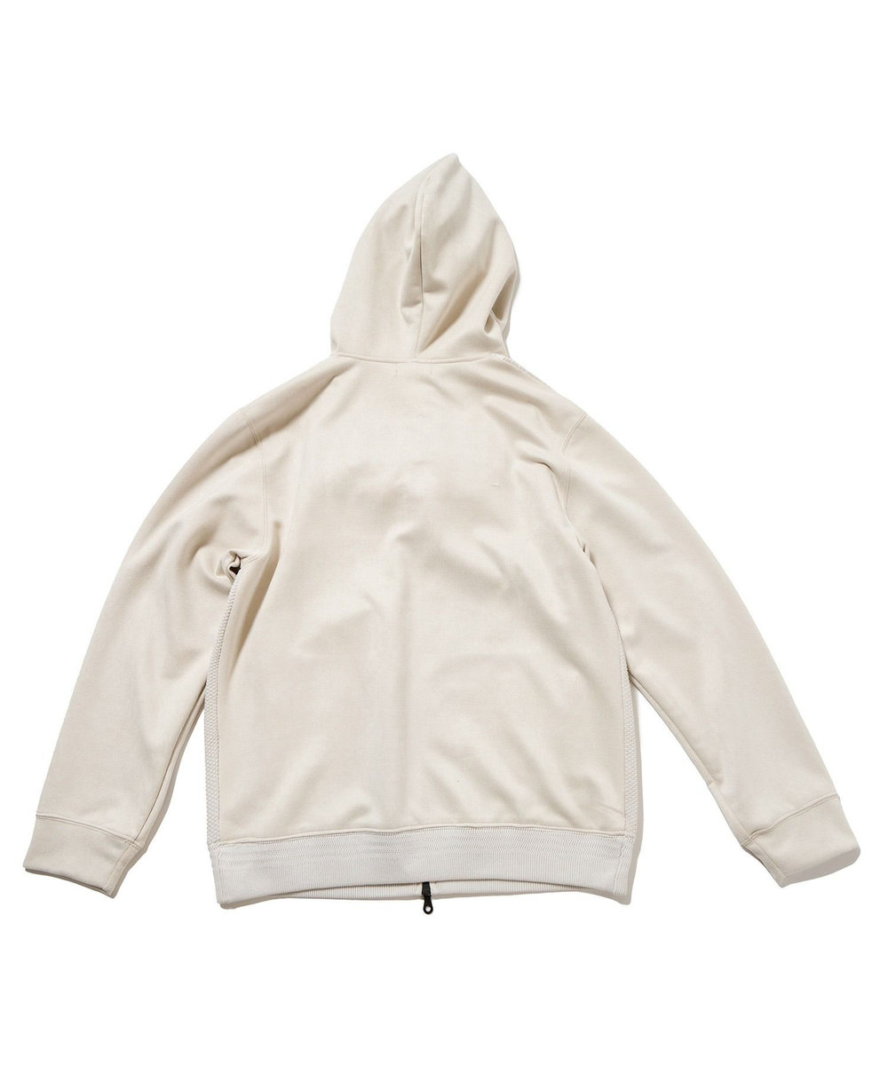 MEN'S BIGI ニットコンビパーカ オフホワイト
