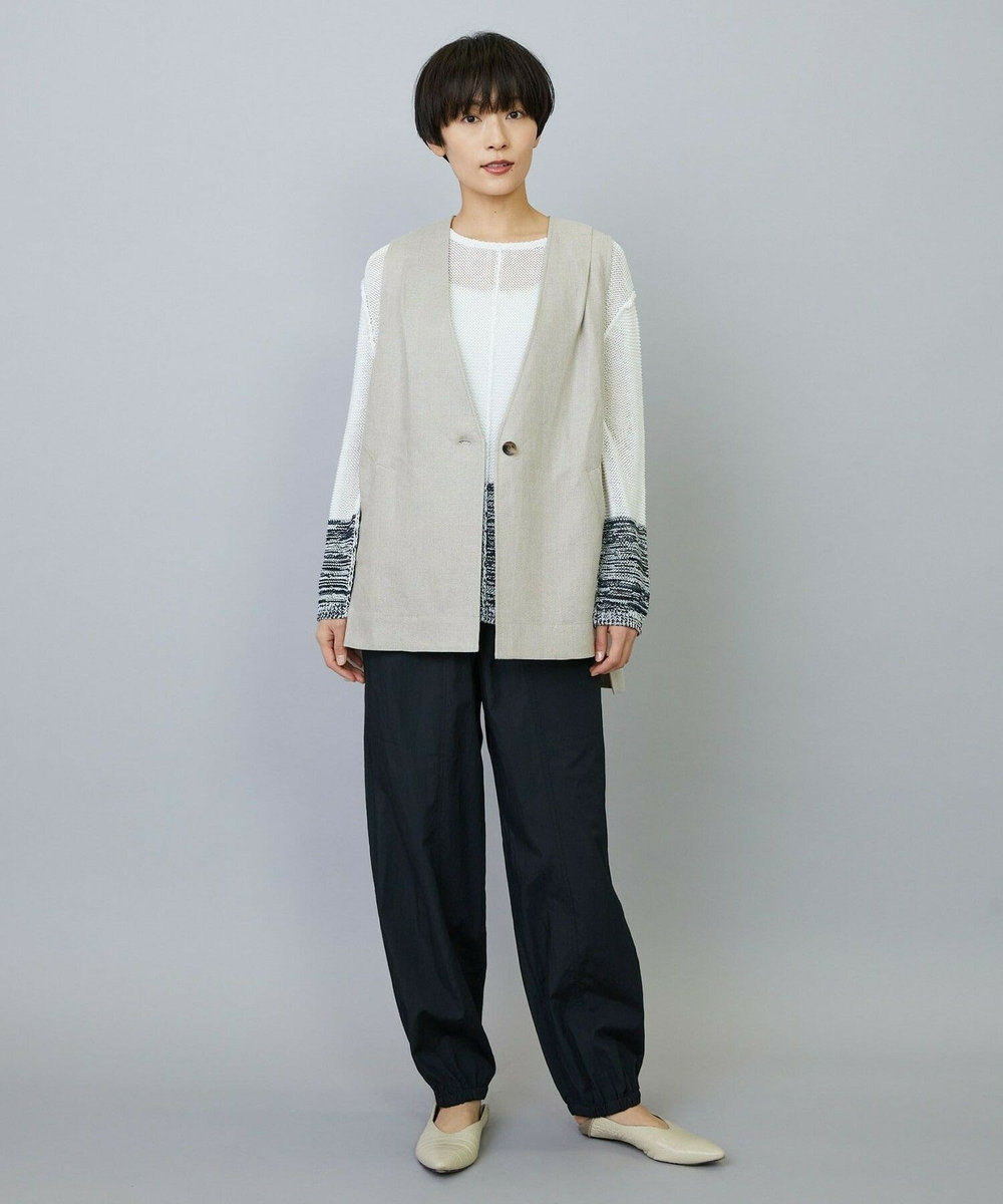 MOGA リネンオックスジレ ベージュ