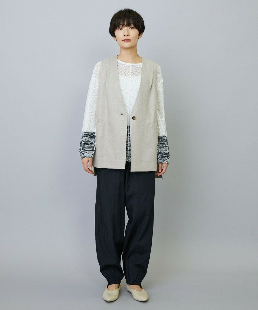 MOGA リネンオックスジレ ベージュ