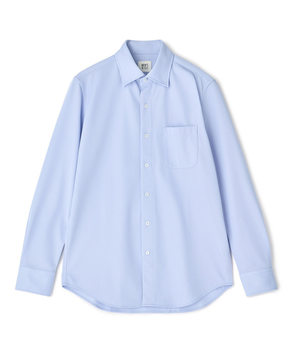 MEN'S BIGI SALAMAX(サラマックス) アクティブドレスシャツ＜吸水速乾/ストレッチ＞ ブルー