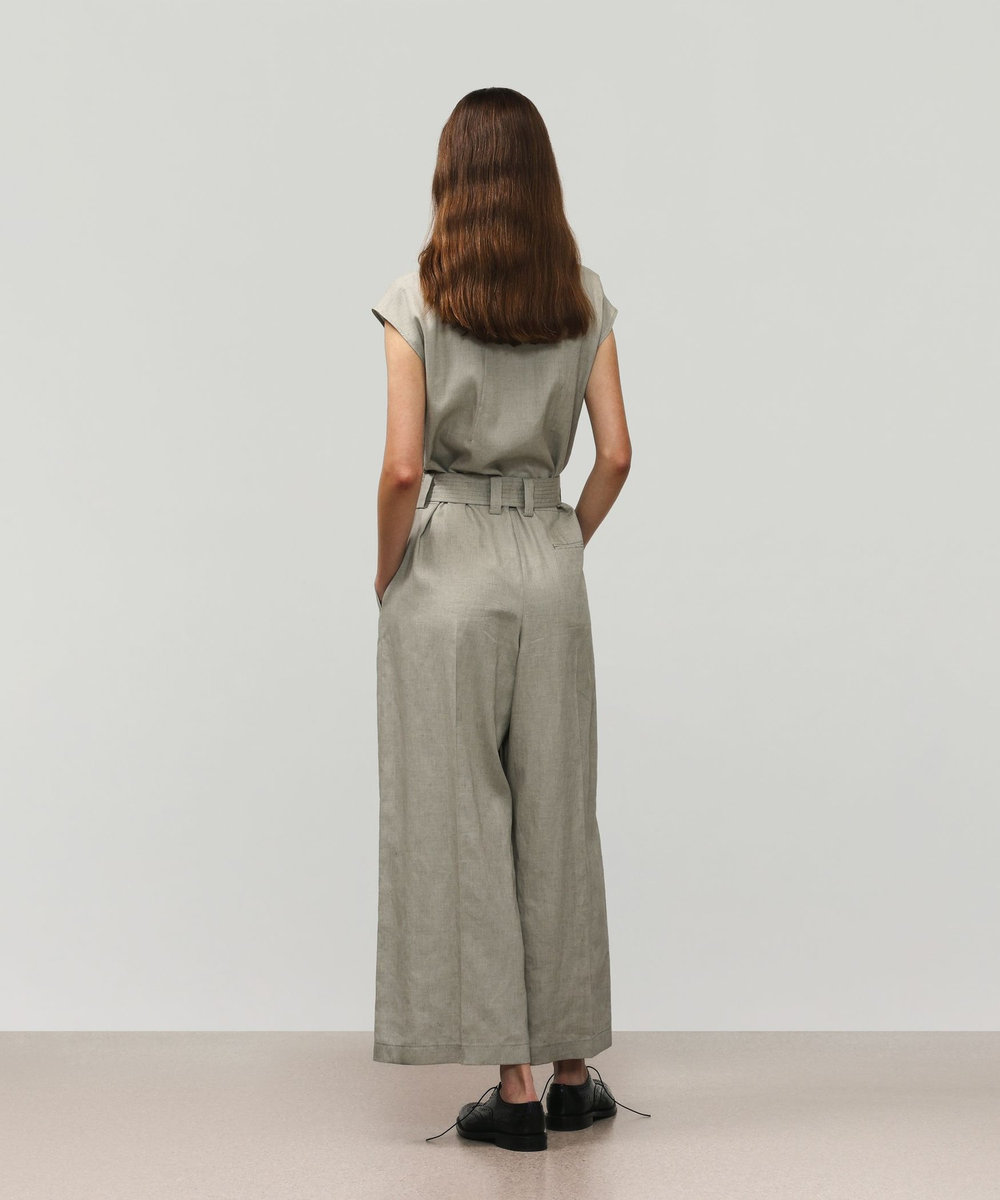 DÉPAREILLÉ 	RAMIE POLY TWILL COMBINAISON / ラミーポリツイルコンビネゾン ベージュ