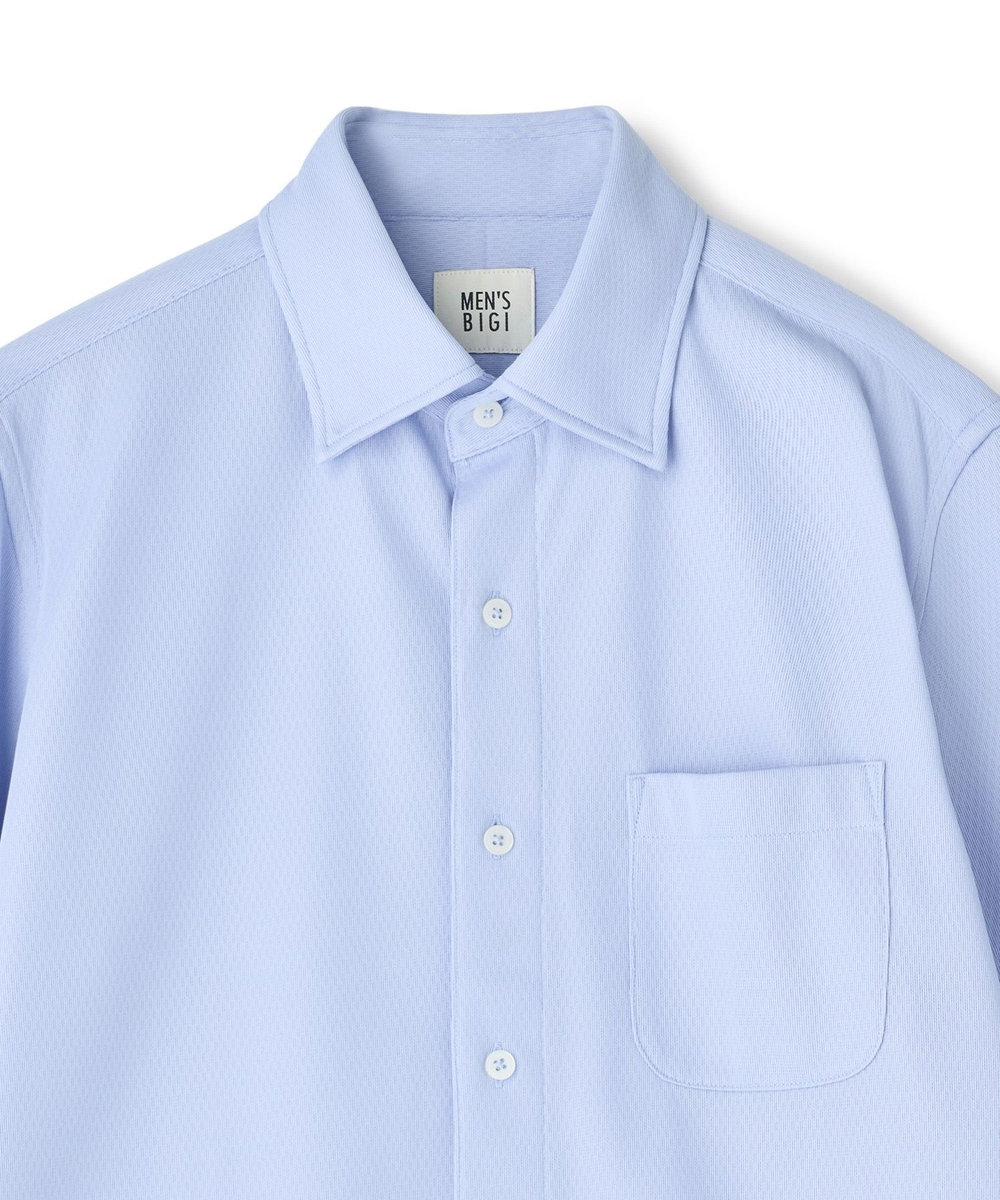 MEN'S BIGI SALAMAX(サラマックス) アクティブドレスシャツ＜吸水速乾/ストレッチ＞ ブルー