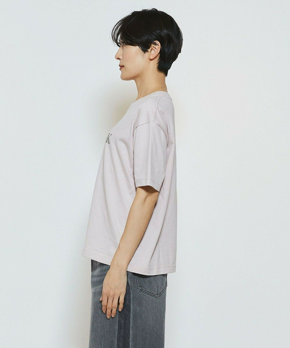 feerique feerique ロゴプリントTシャツ ピンク