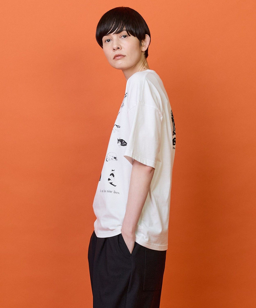 FRAPBOIS 25CATS-Tシャツ ホワイト