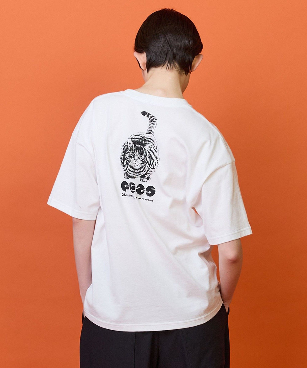 FRAPBOIS 25CATS-Tシャツ ホワイト