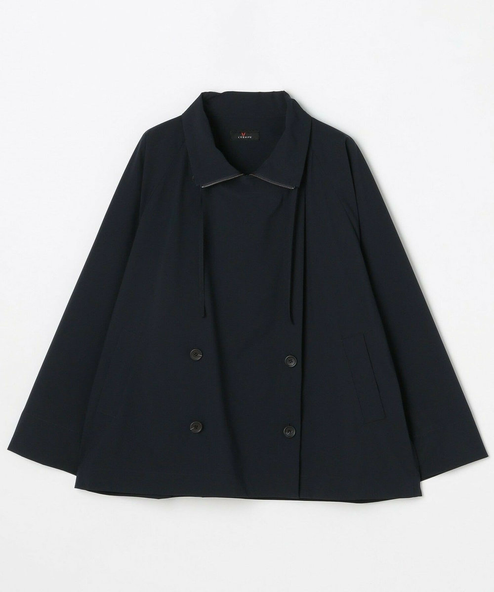 L'EQUIPE SOLOTEX 2WAYストレッチコート ネイビー