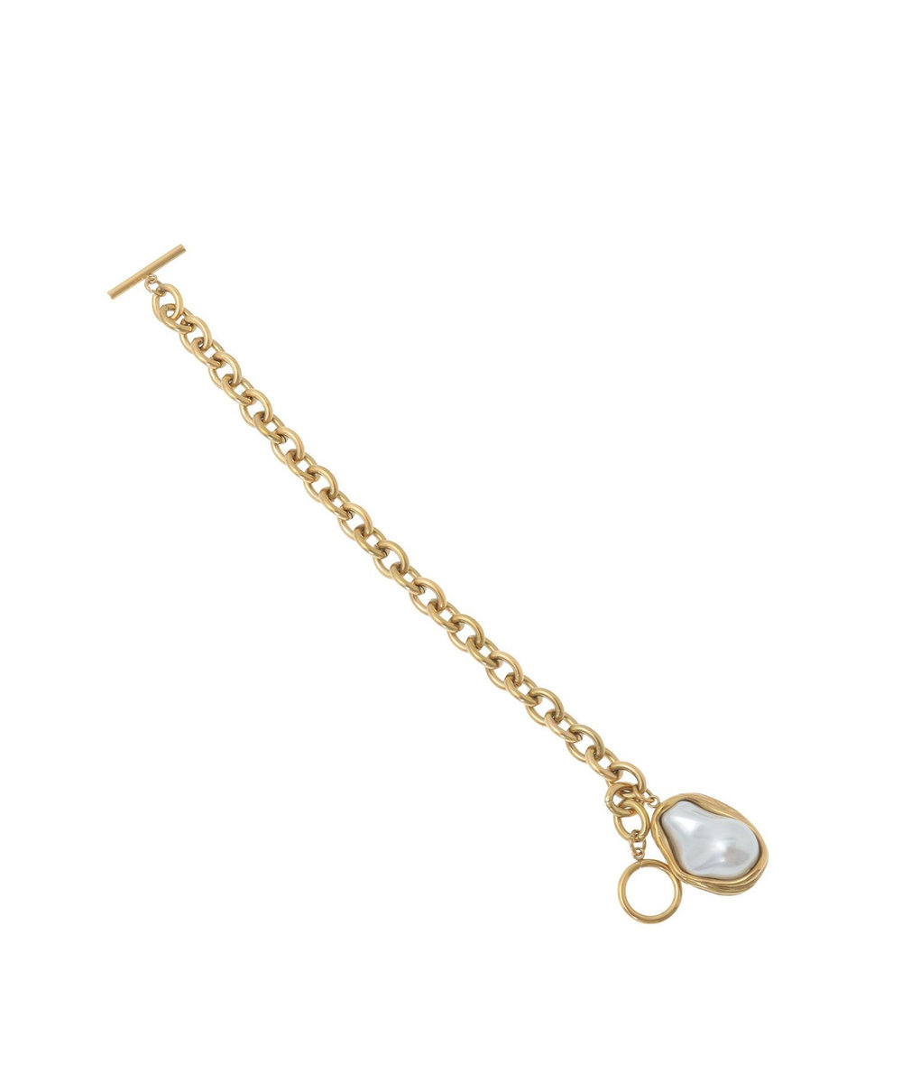 1er Arrondissement ＜MERAKI（メラキ）＞オーバルパールブレスレット ゴールド