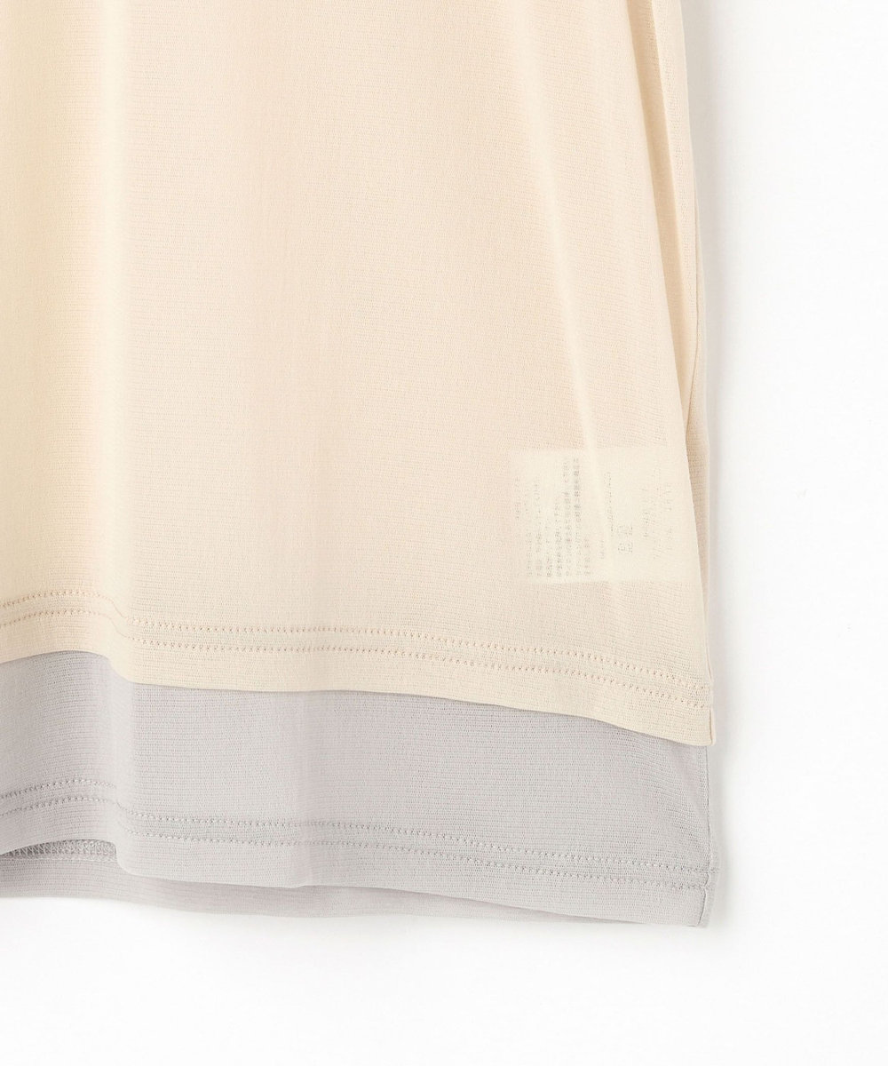 feerique Lサイズ（大きいサイズ） 【大きいサイズ】 feerique チュールメッシュ配色インナー ベージュ系その他