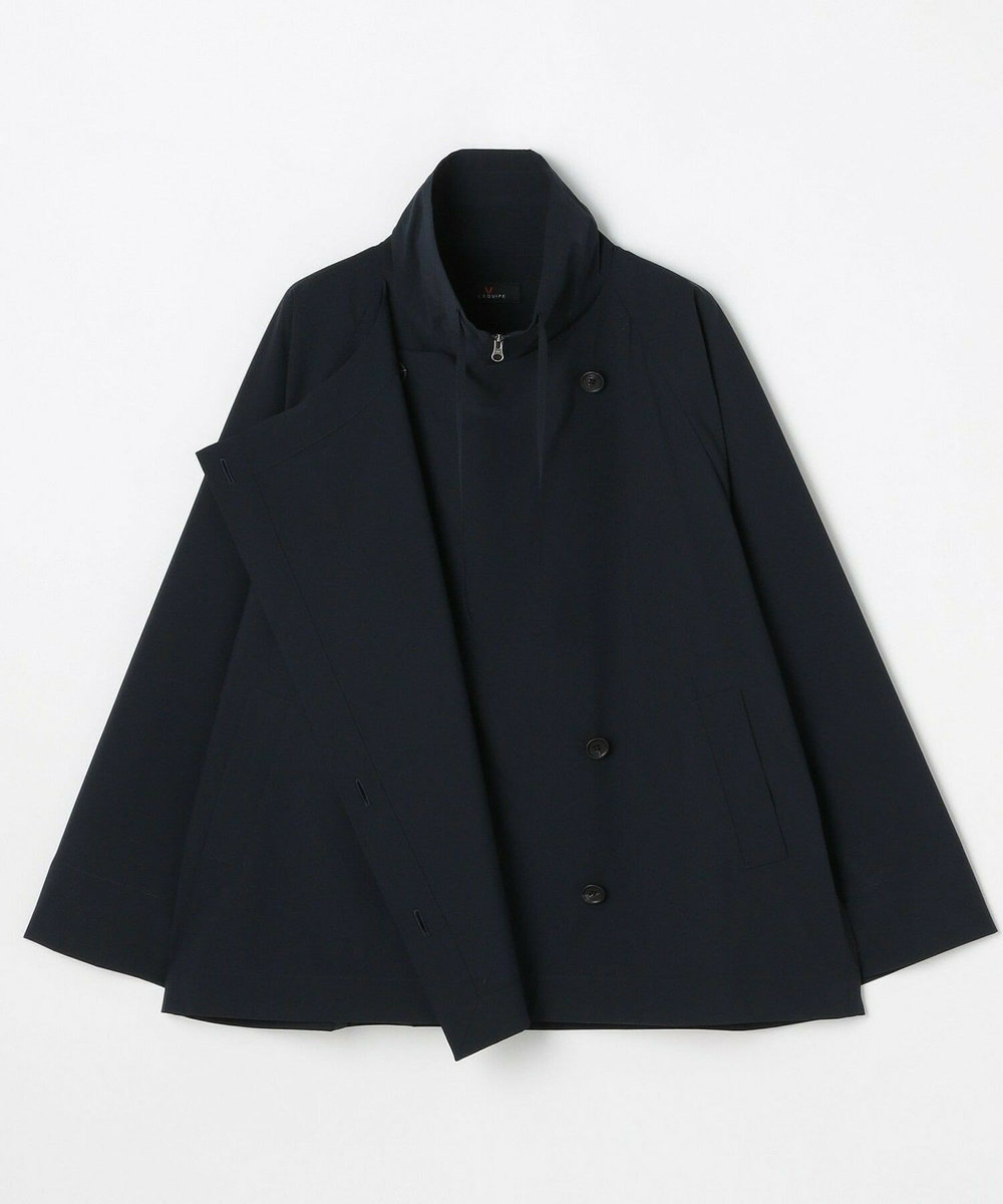 L'EQUIPE SOLOTEX 2WAYストレッチコート ネイビー