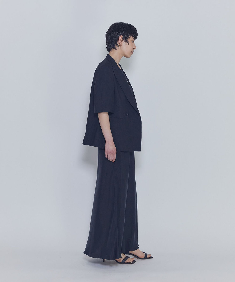 1er Arrondissement キュプラフィブリル マーメイドスカート ブラック