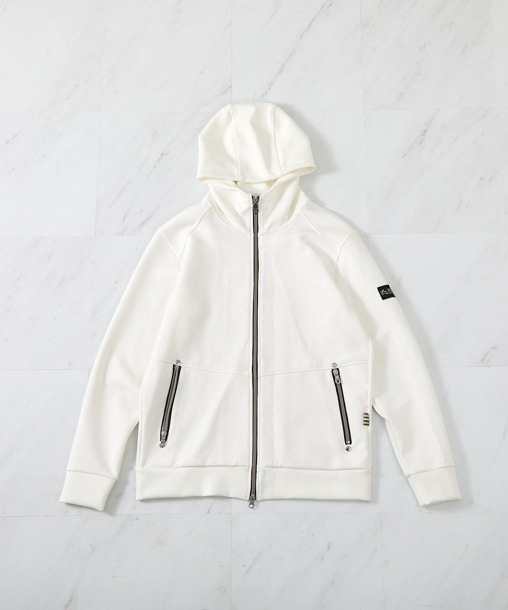 UNION STATION <プロスペリティ×UNION STATION>ストレッチポンチジップアップパーカ ホワイト