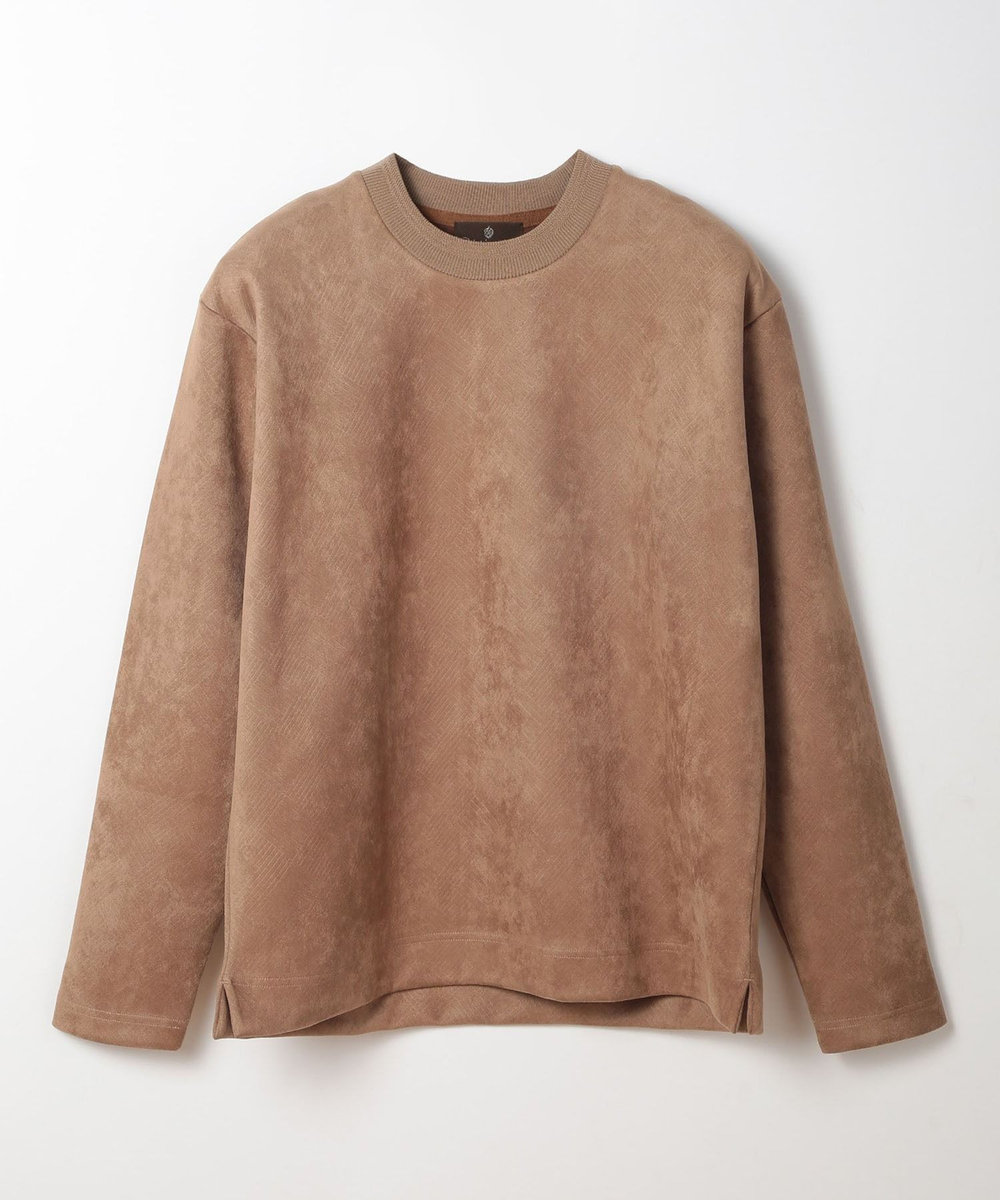 MEN'S BIGI テックスエードロングスリーブカットソー ベージュ