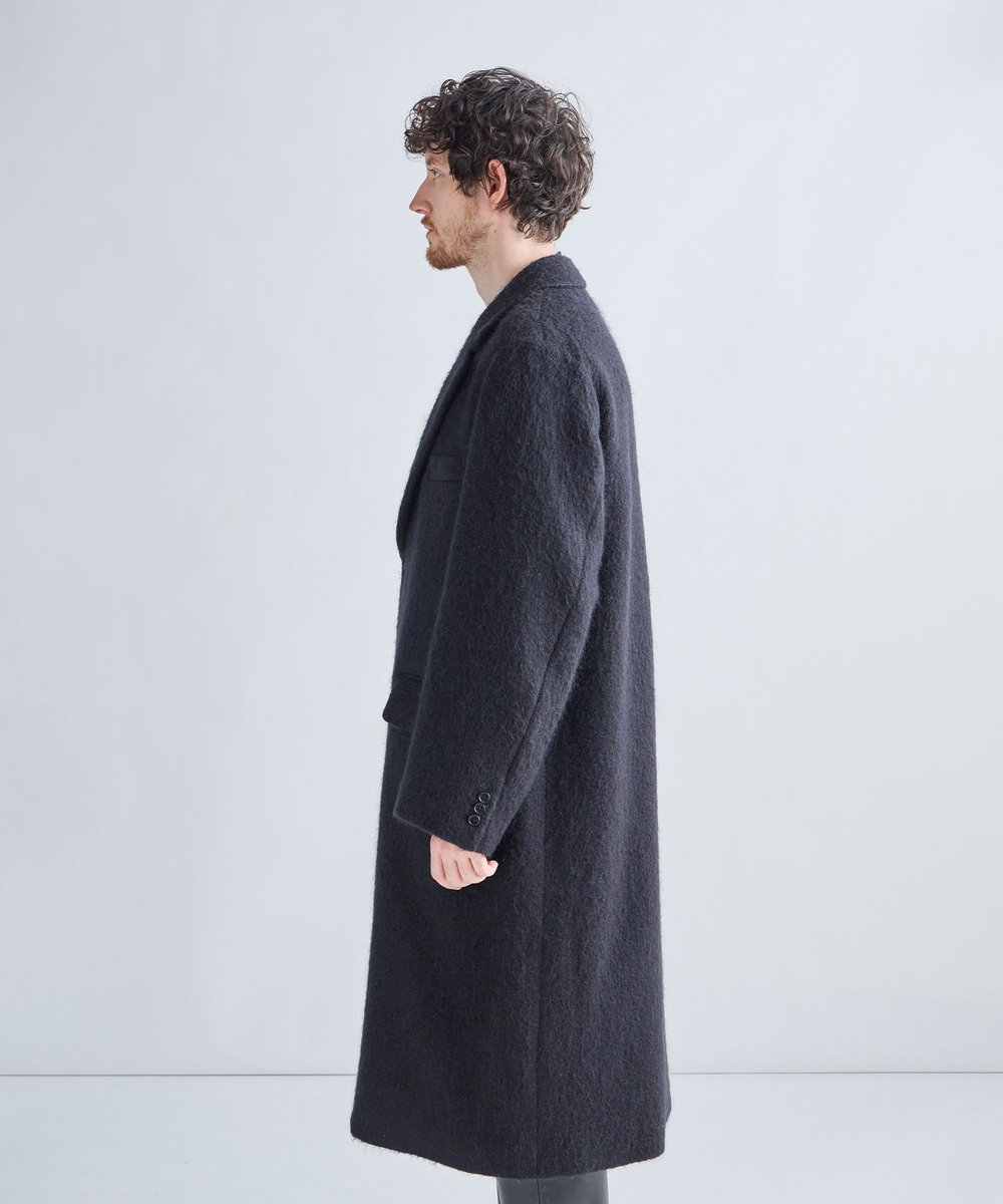MEN'S BIGI 【BASED ON MEN'S BIGI HERITAGE】シングルチェスターコート ブラック