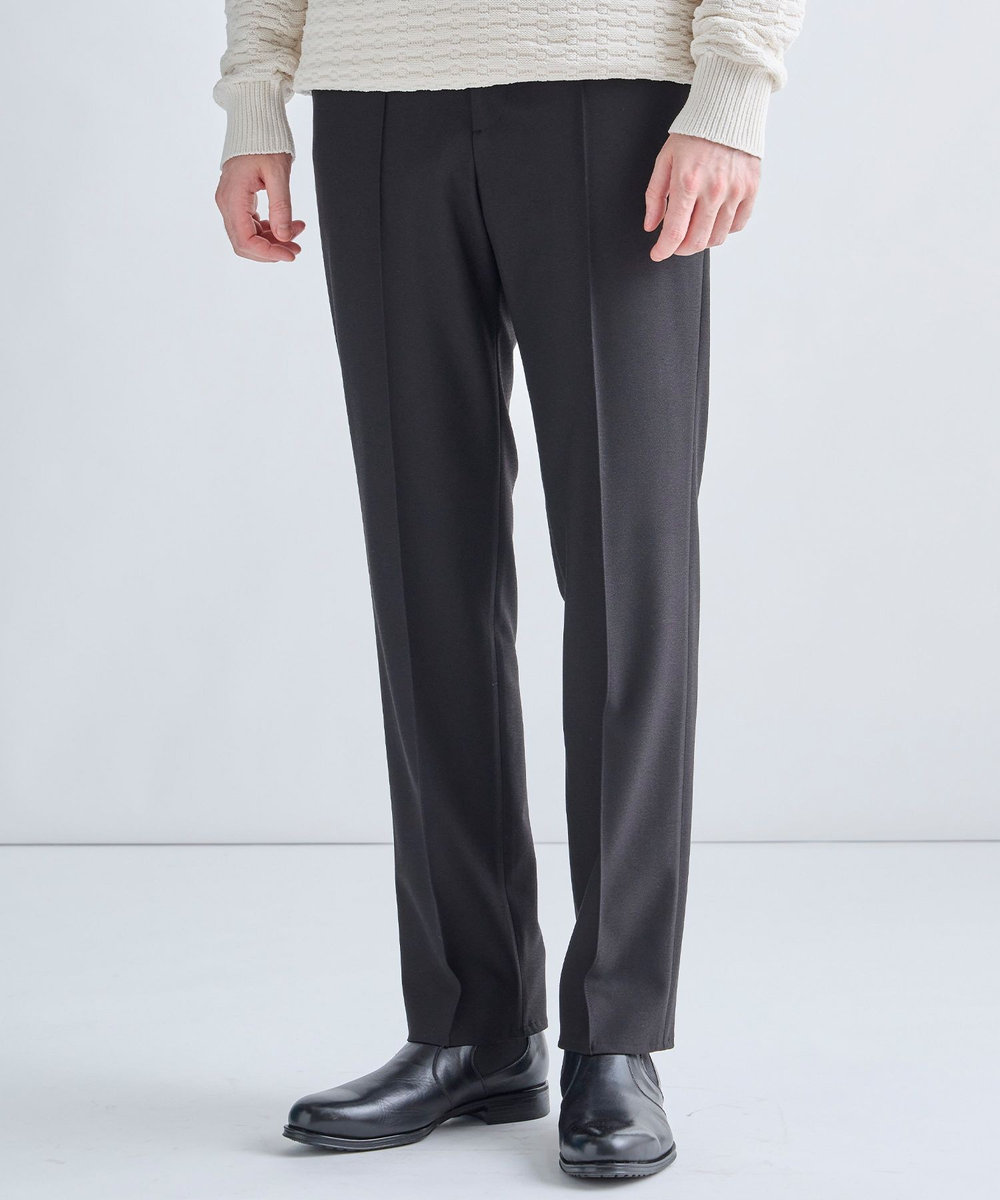 MEN'S BIGI PRES WARMアムンゼンストレッチイージーパンツ［発熱/保温/ストレッチ］ ブラック