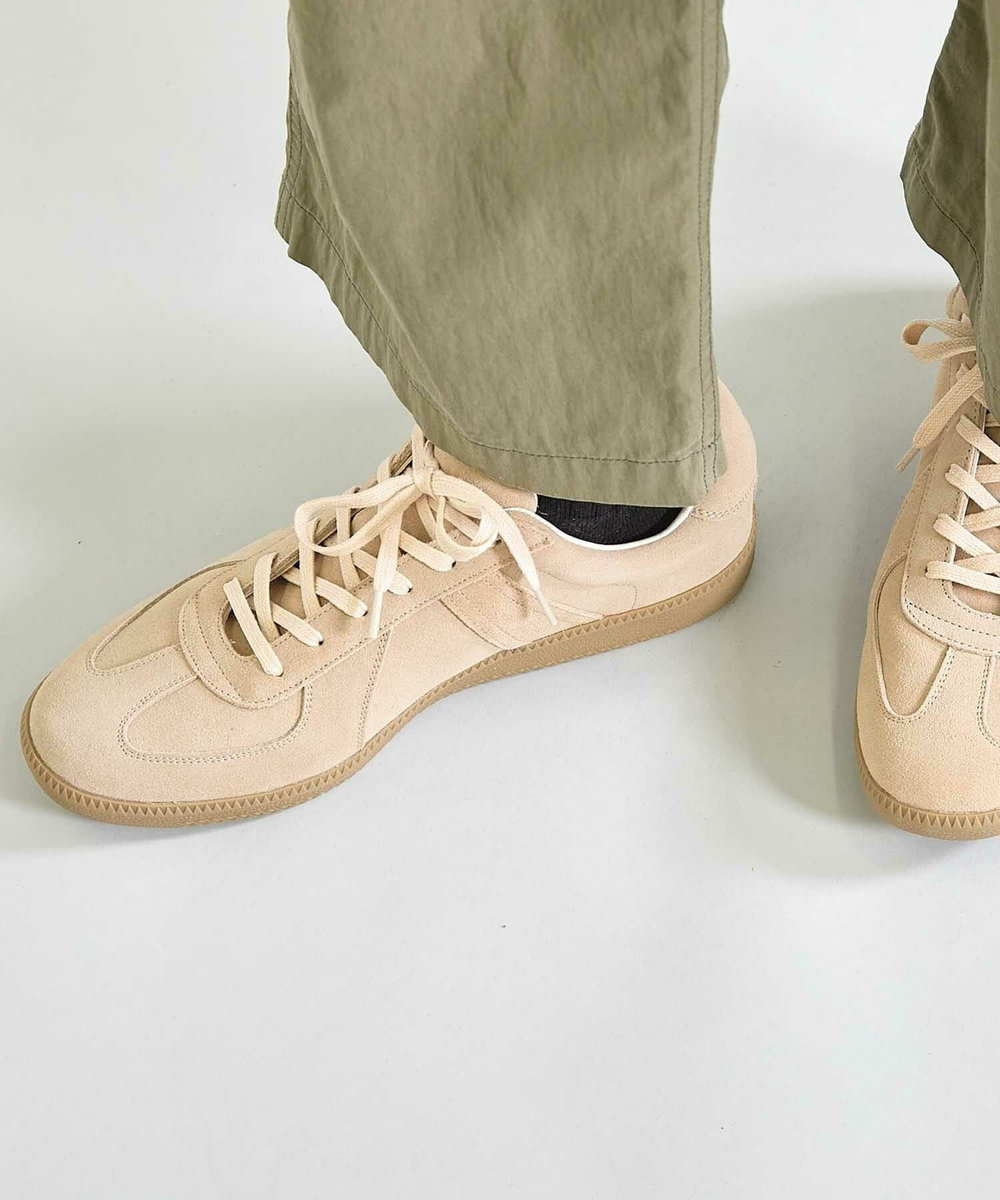 UNION STATION 【UNION STATION by MEN’S BIGI 】REPRODUCT MILITALY GERMAN TRAINER ジャーマントレーナー ベージュ