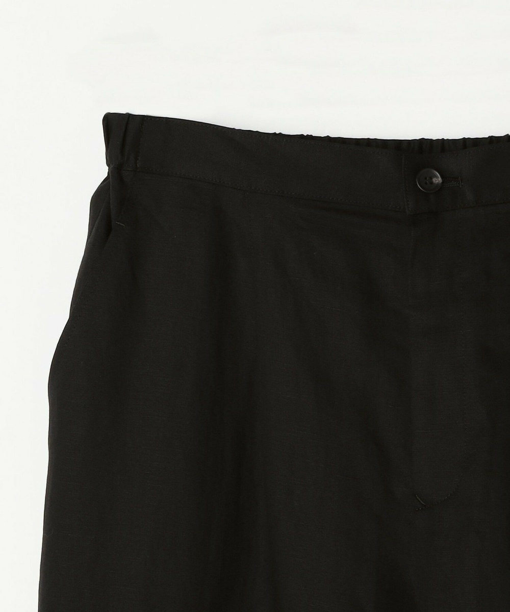 L'EQUIPE GREEN テンセルリネンパンツ ブラック