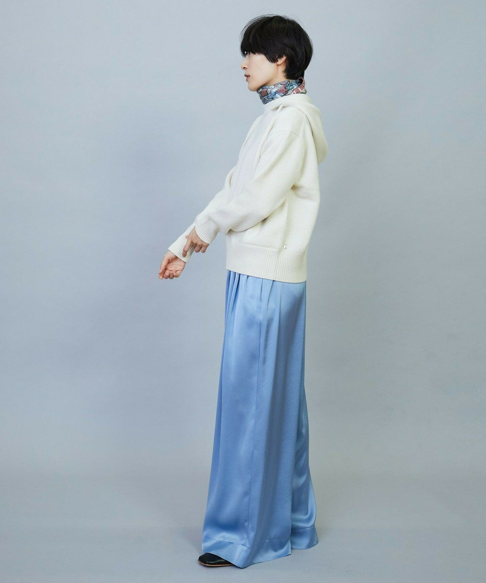 MOGA ANNUAL×MOGA　ウールカシミヤニットパーカー オフホワイト