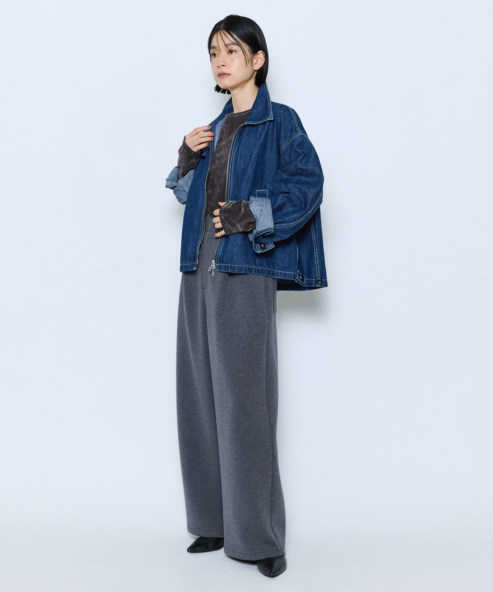 feerique feerique ダンボールパンツ トップグレー