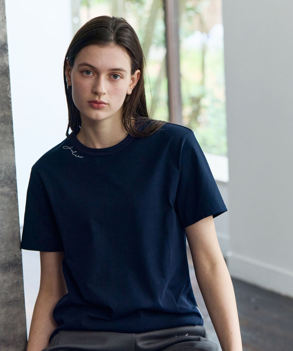 Julier コンディショニングTee ネイビー
