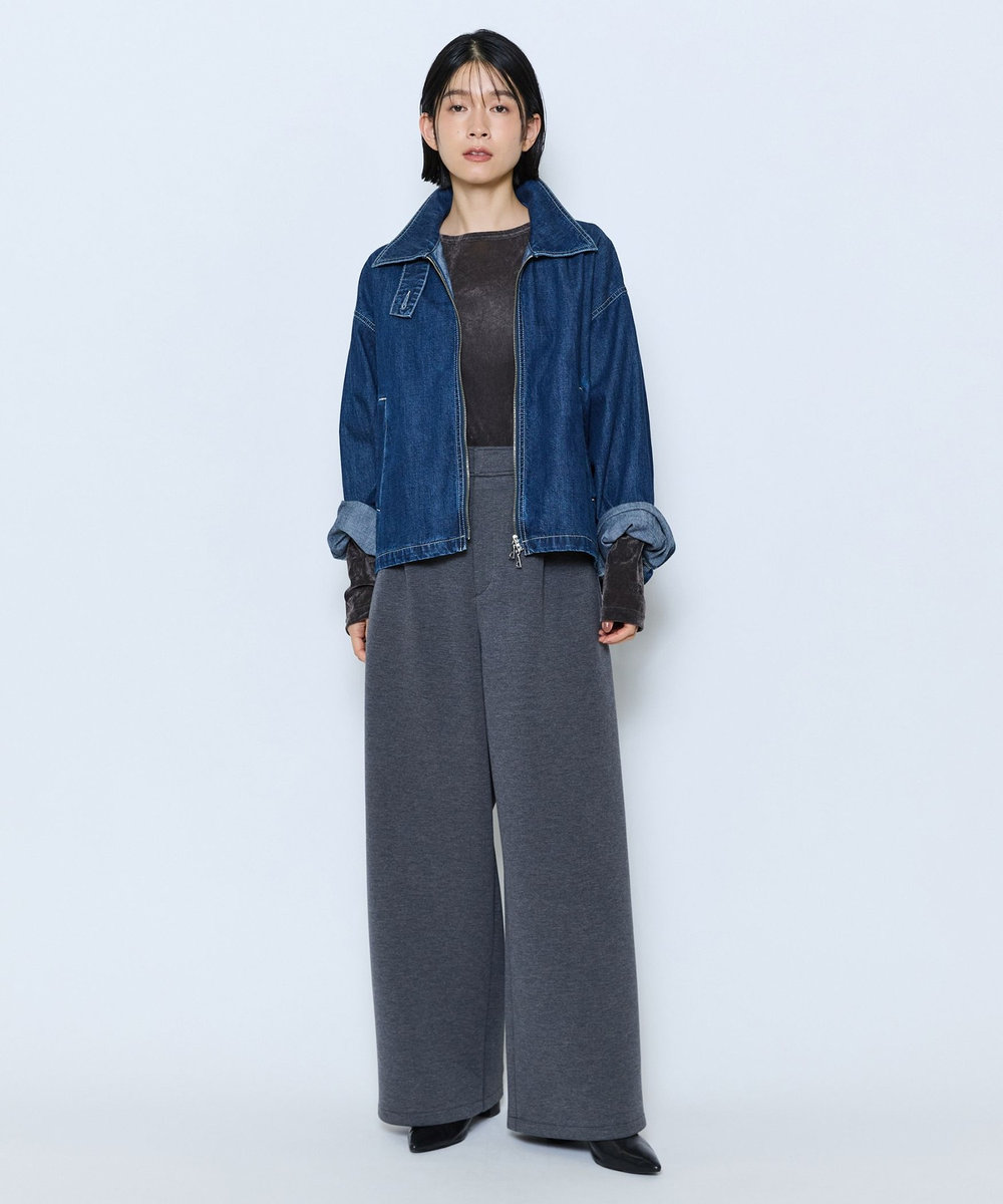 feerique feerique ダンボールパンツ トップグレー