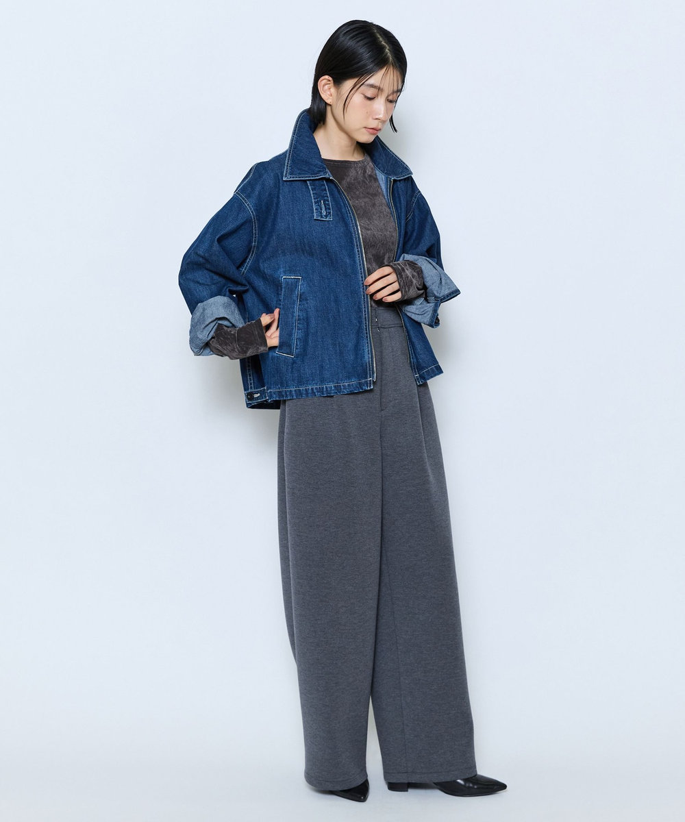 feerique feerique ダンボールパンツ トップグレー