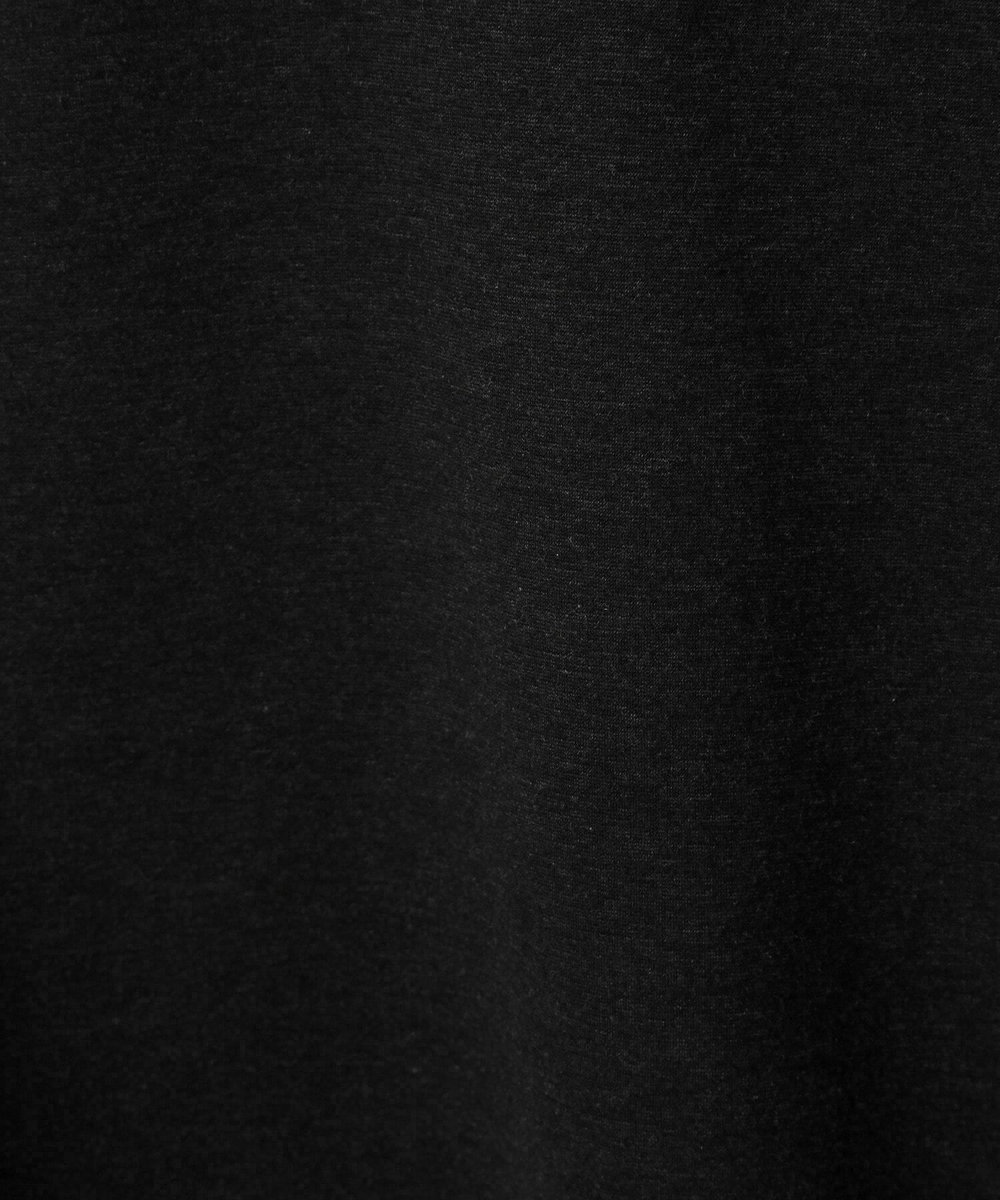 MEN'S BIGI 【ACTIVE TAILOR/アクティブテイラー】シルケットスムースクルーネックTシャツ＜接触冷感 / UVカット＞ ブラック