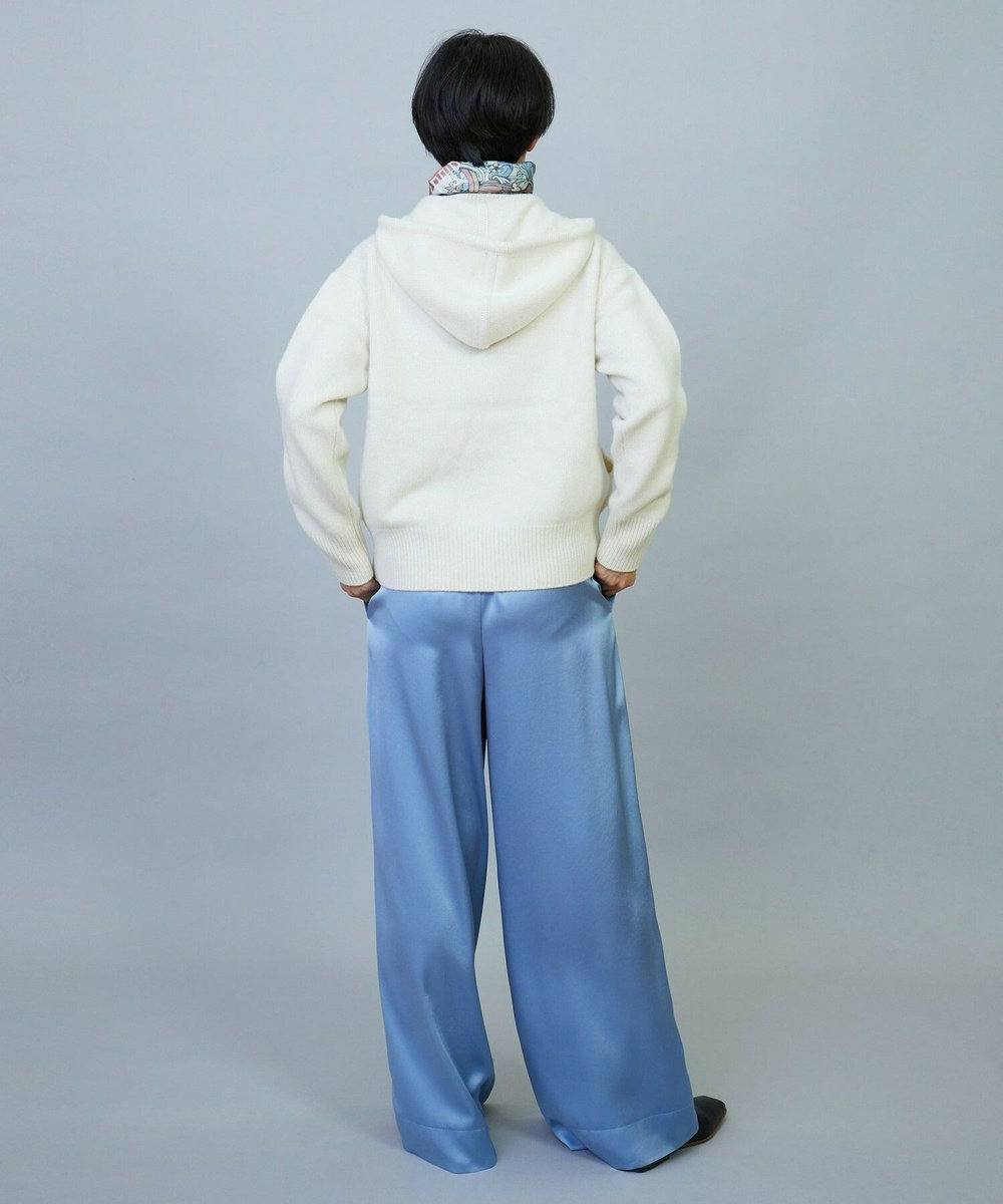 MOGA ANNUAL×MOGA　ウールカシミヤニットパーカー オフホワイト
