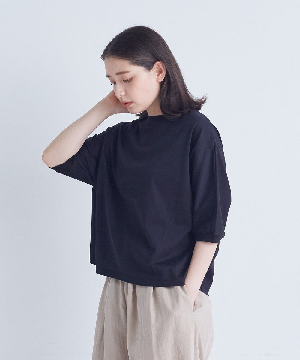 ADIEU TRISTESSE オフボディシルエットTシャツ ブラック