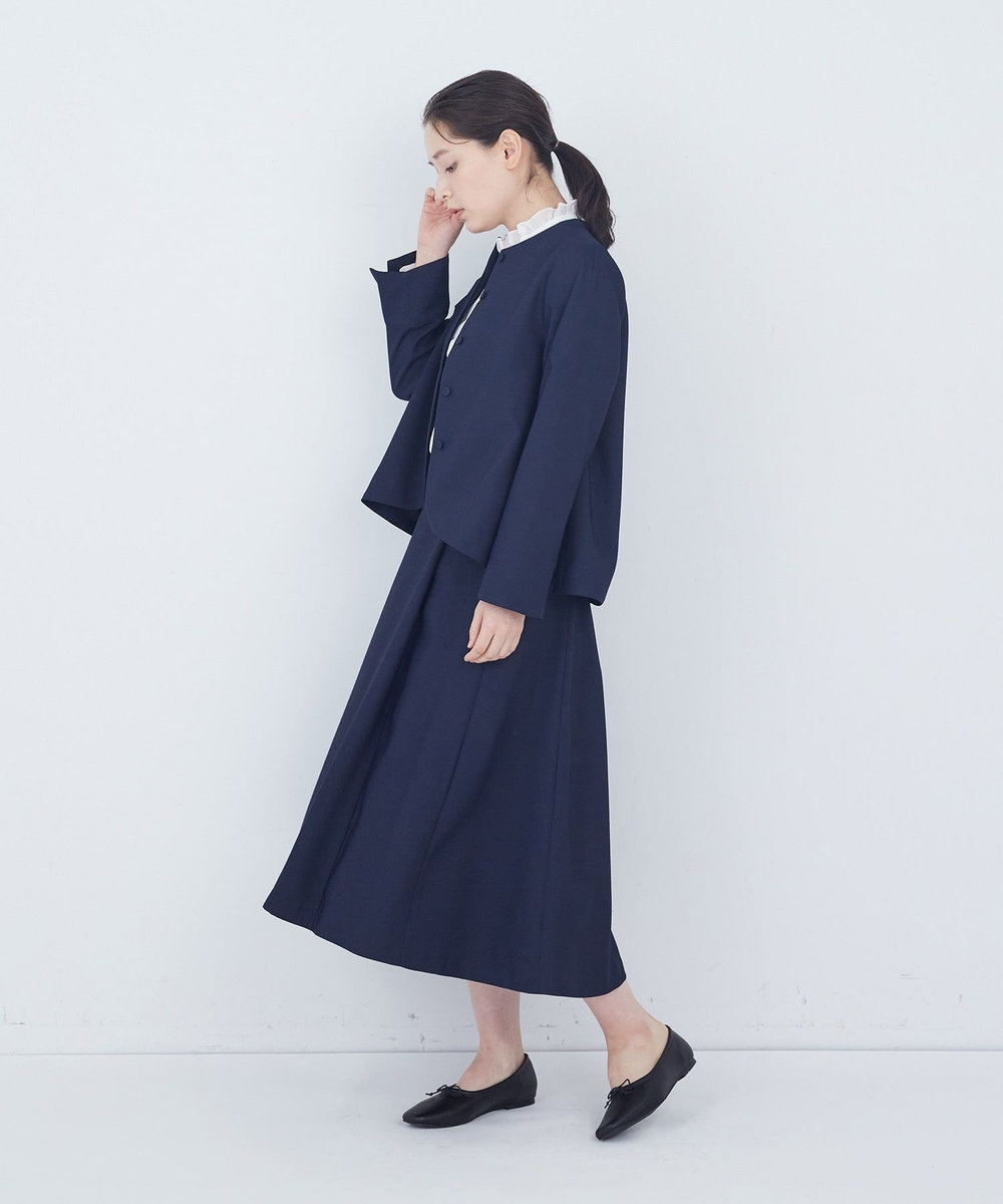 ADIEU TRISTESSE リーフカットジャケット ネイビー