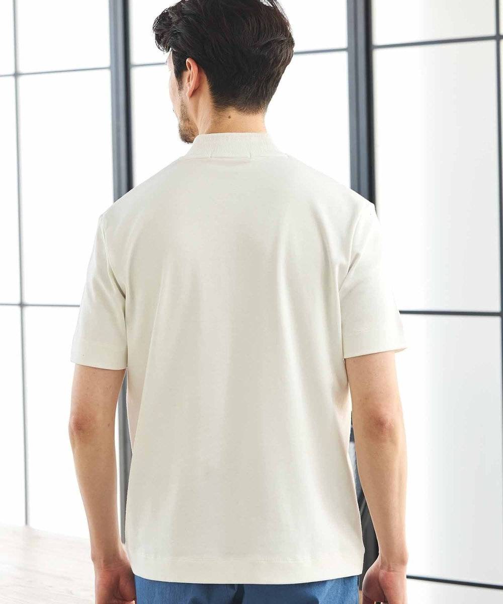 UNION STATION シルケットポンチVネックジャケT ホワイト