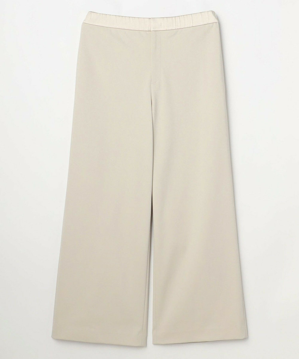 MOGA Lサイズ（大きいサイズ） 【大きいサイズ】P/Cポンチワイドパンツ［セットアップ可能］ ベージュ