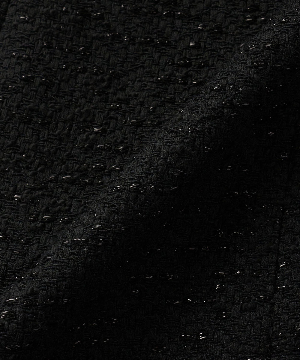 DÉPAREILLÉ TWEED DOUBLE JACKET / ツィードダブルジャケット ブラック