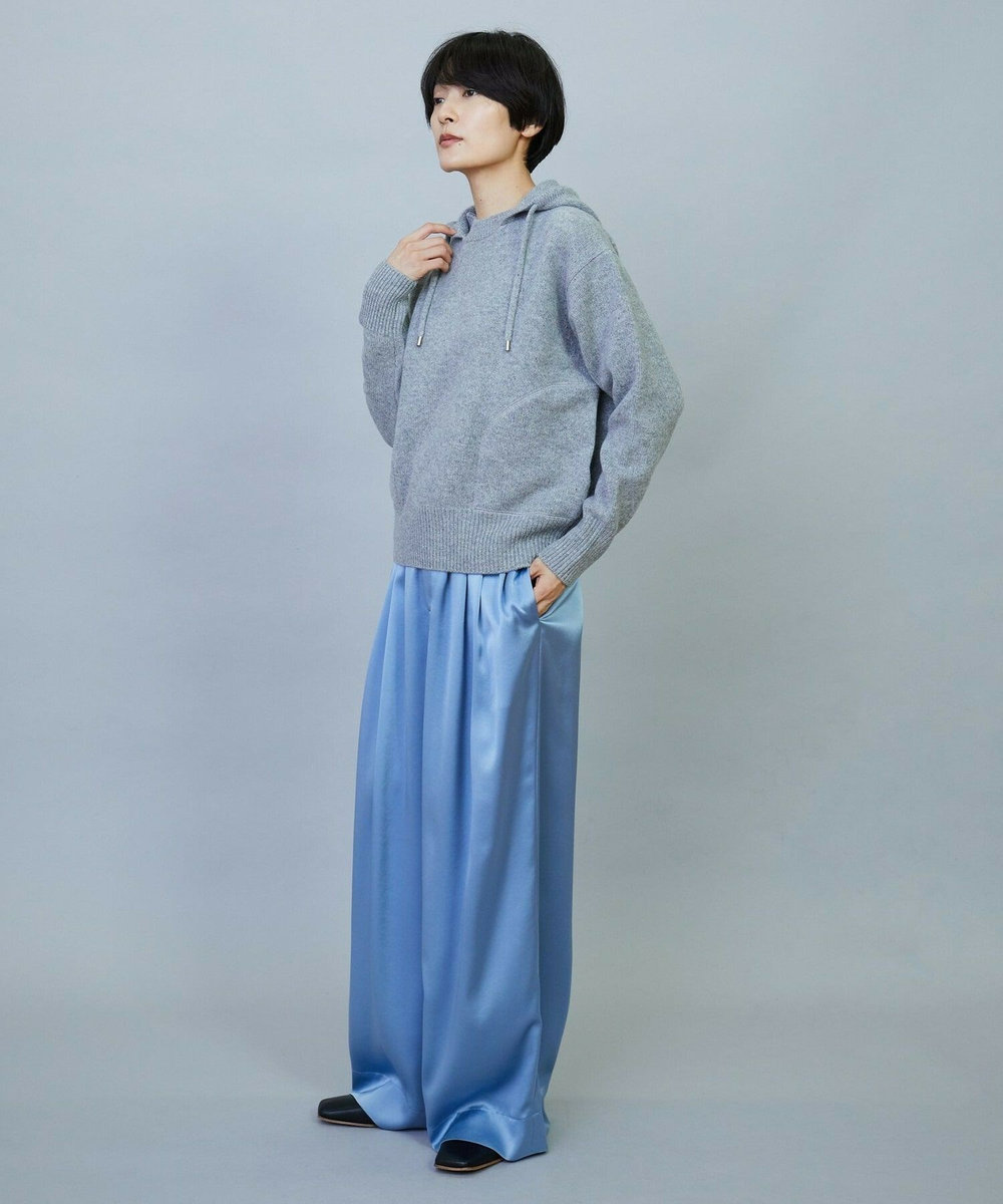 MOGA ANNUAL×MOGA　ウールカシミヤニットパーカー グレー