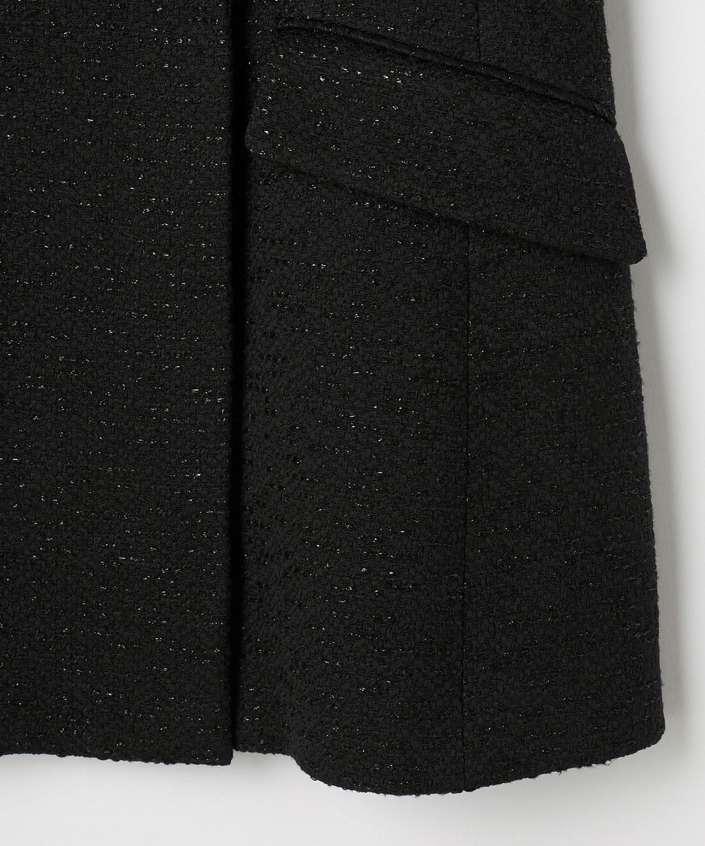 DÉPAREILLÉ TWEED DOUBLE JACKET / ツィードダブルジャケット ブラック