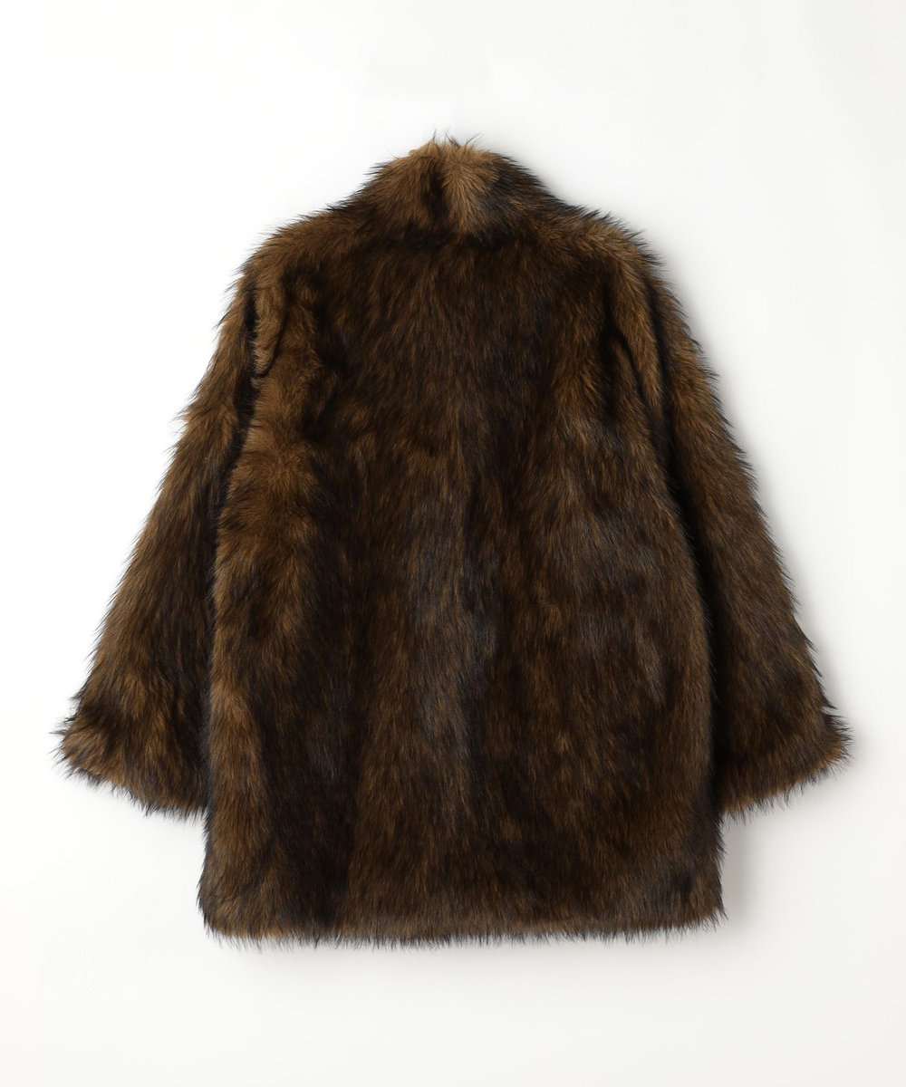 1er Arrondissement ＜HAVELESS/ハブレス＞フェイクファージャケット ブラウン