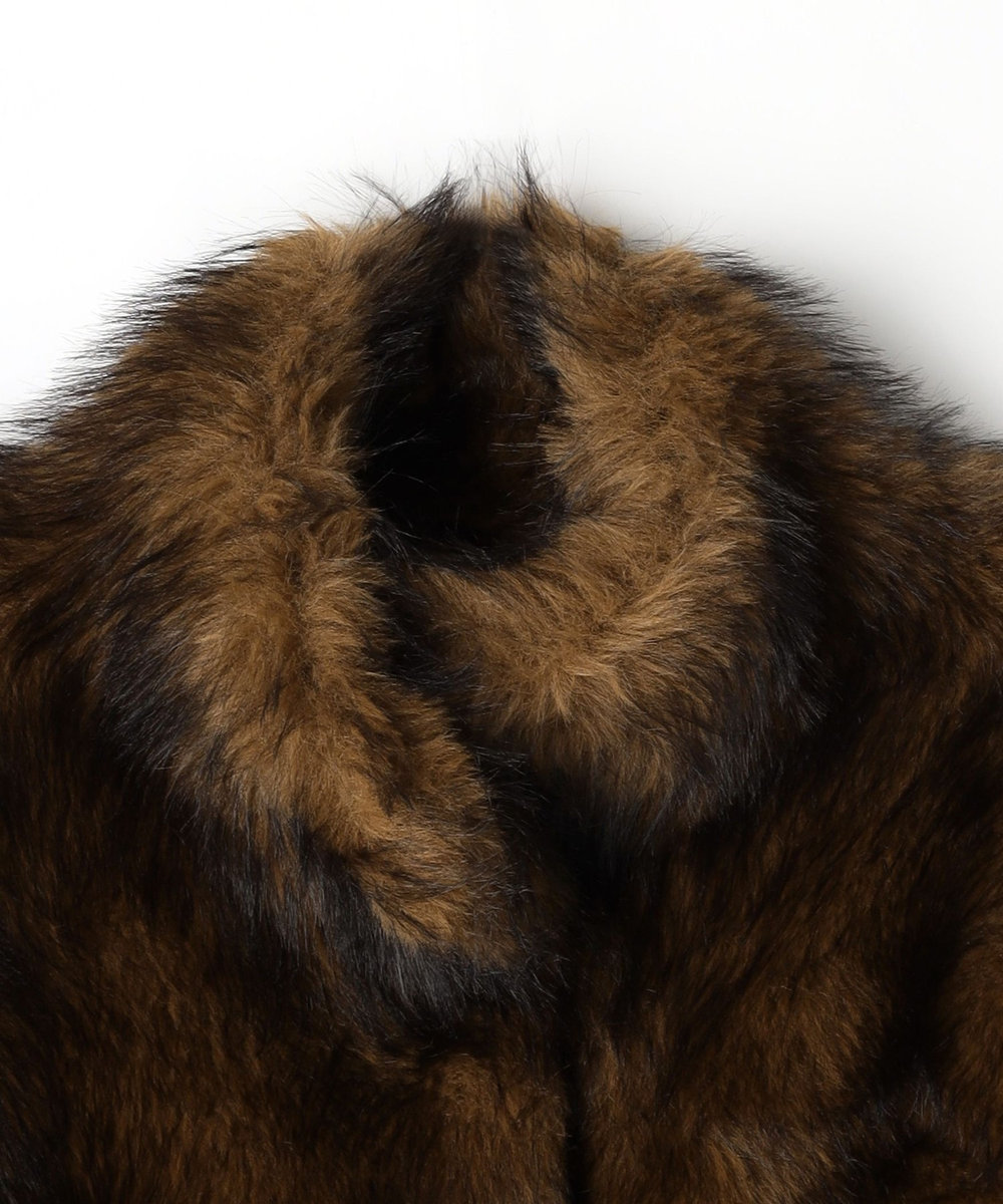 1er Arrondissement ＜HAVELESS/ハブレス＞フェイクファージャケット ブラウン